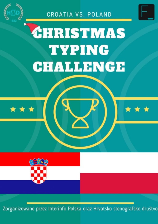 Plakat konkursu Christmas Typing Challenge 2