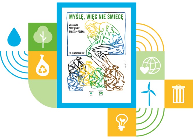 Plakat akcji Sprzątania Świata