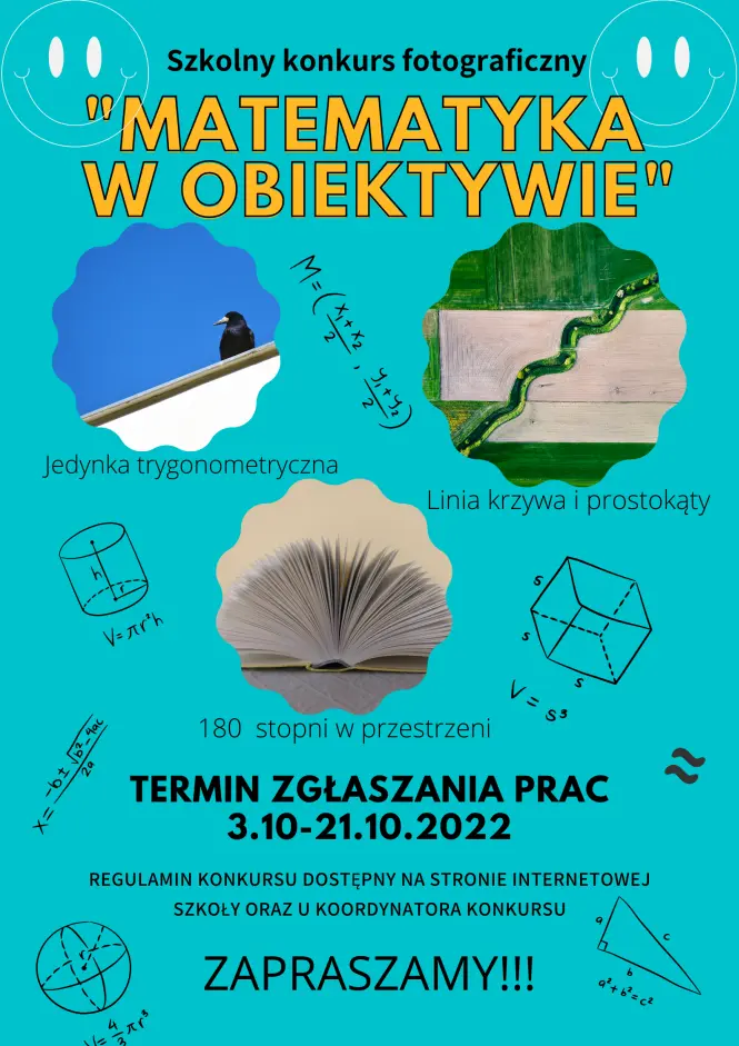 Plakat zachęcający do udziału w konkursie fotograficznym