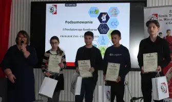 Laureaci powiatowego konkursu Ekologiczno- Chemicznego