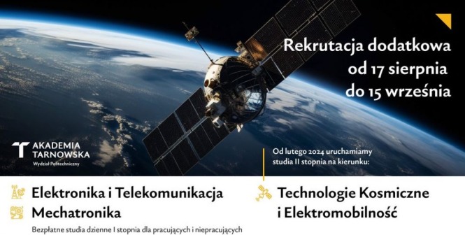 Baner rekrutacyjny uczelni tarnowskiej